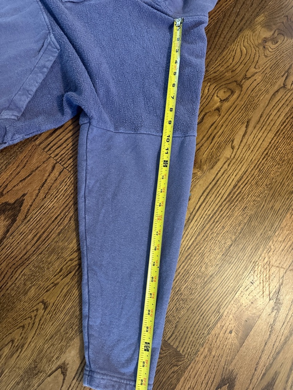 REI Cooperative Lavender/blue Button-Neck Turtleneck Pullover - Picture 9 of 9